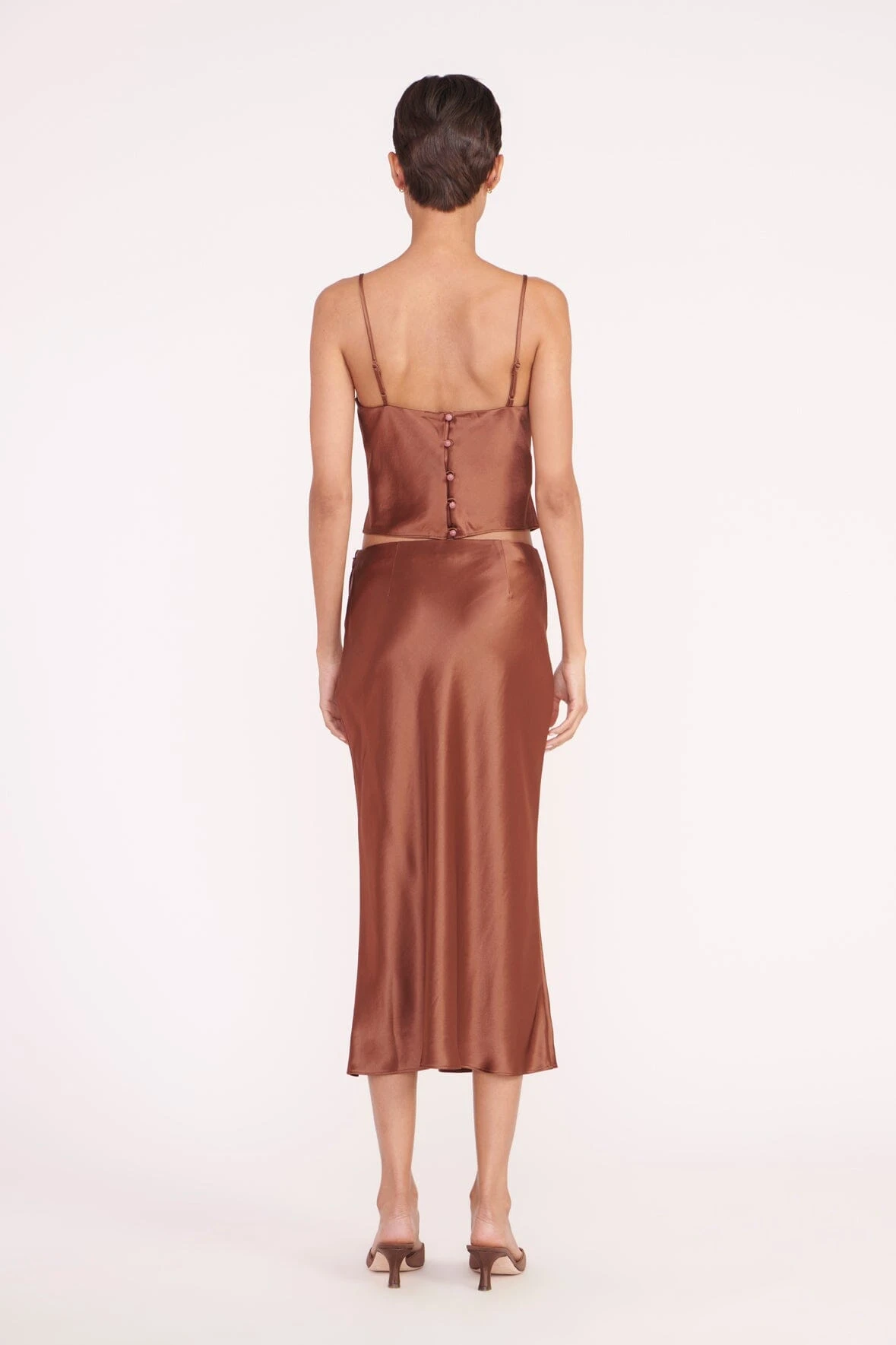 GRACIE TOP | CLOVE GRACIE TOP | CLOVE -Staud Store gracie top angela skirt clove 02611 web