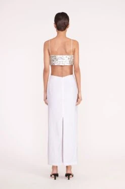 JADA DRESS | WHITE 5 JADA DRESS | WHITE -Staud Store jada dress black 05745 web 1