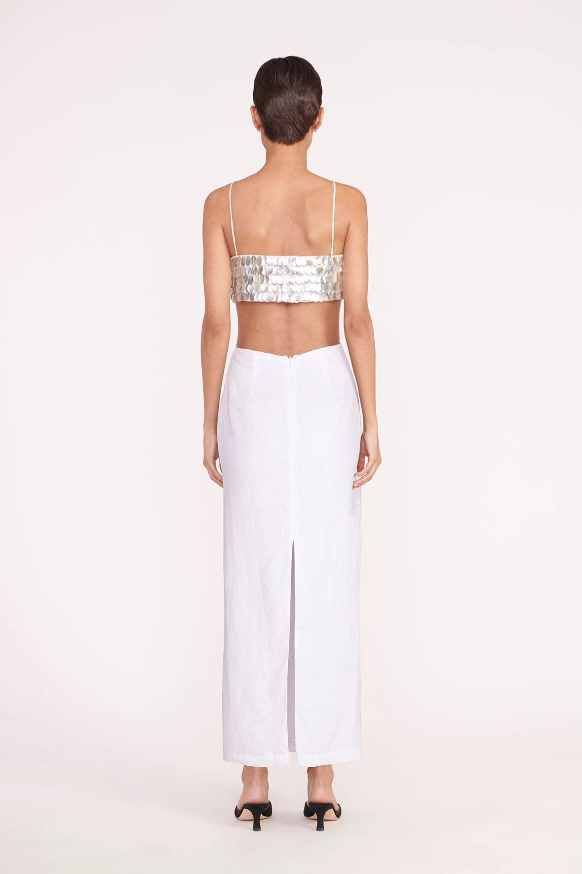 JADA DRESS | WHITE JADA DRESS | WHITE -Staud Store jada dress black 05745 web 1