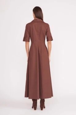 JOAN MAXI DRESS | MAHOGANY 4 JOAN MAXI DRESS | MAHOGANY -Staud Store joan maxi dress mahogany 4 2bcc44d1 5530 4837 adfb 066a14c5f8a1