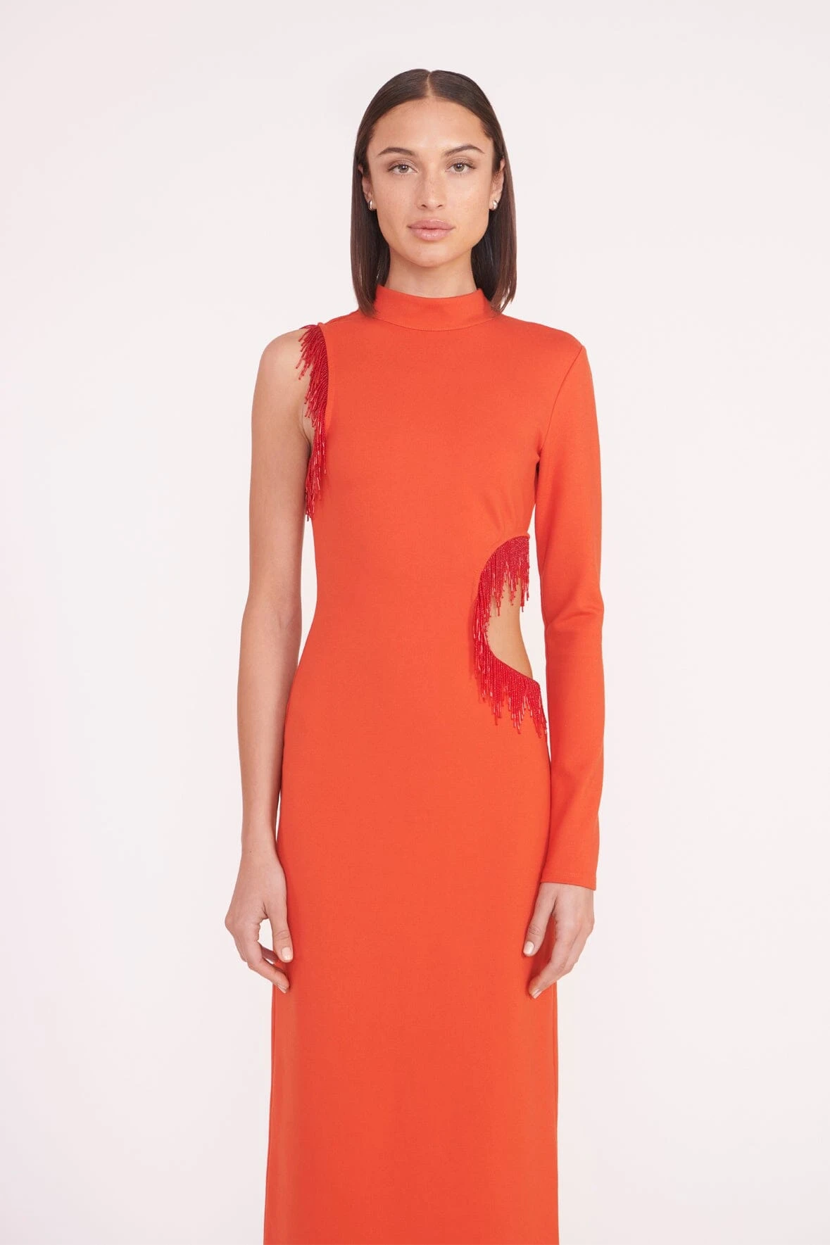 KIRSTEN DRESS | FIRE RED KIRSTEN DRESS | FIRE RED -Staud Store kirsten dress red 01200 web