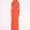 KIRSTEN DRESS | FIRE RED -Staud Store kirsten dress red 01207 web