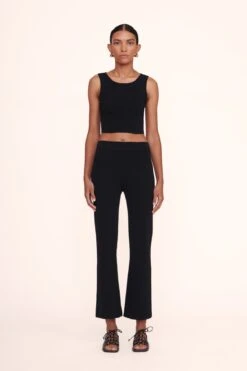 NOOR TOP | BLACK -Staud Store lexi top black estella pant black 00923 web 1