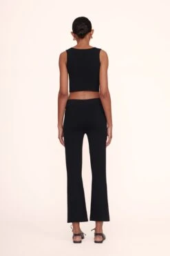 NOOR TOP | BLACK -Staud Store lexi top black estella pant black 00930 web