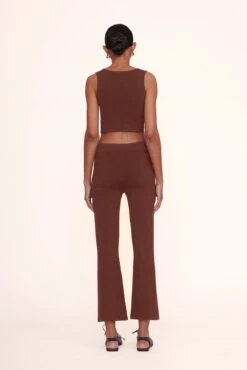 NOOR TOP | BARK -Staud Store lexi top black estella pant black 00930 web 1