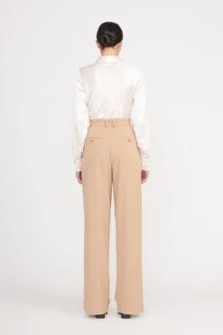 LUISA PANT | CAMEL SUITING -Staud Store luisa pant camel 10 653a01a2 a657 4a41 8674 5b9b75b7033c