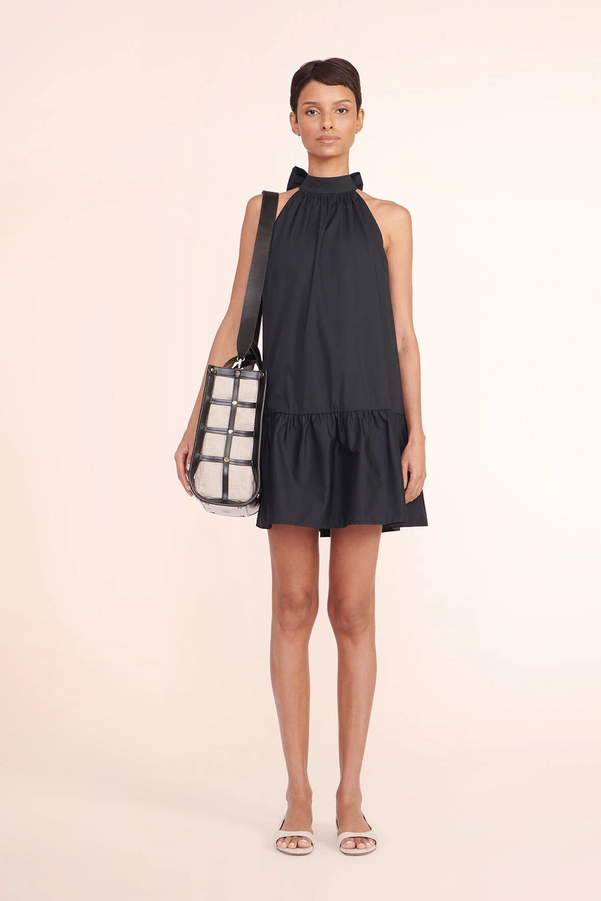 EMMA TOTE | BLACK NATURAL EMMA TOTE | BLACK NATURAL -Staud Store marlowe dress black 00131 web