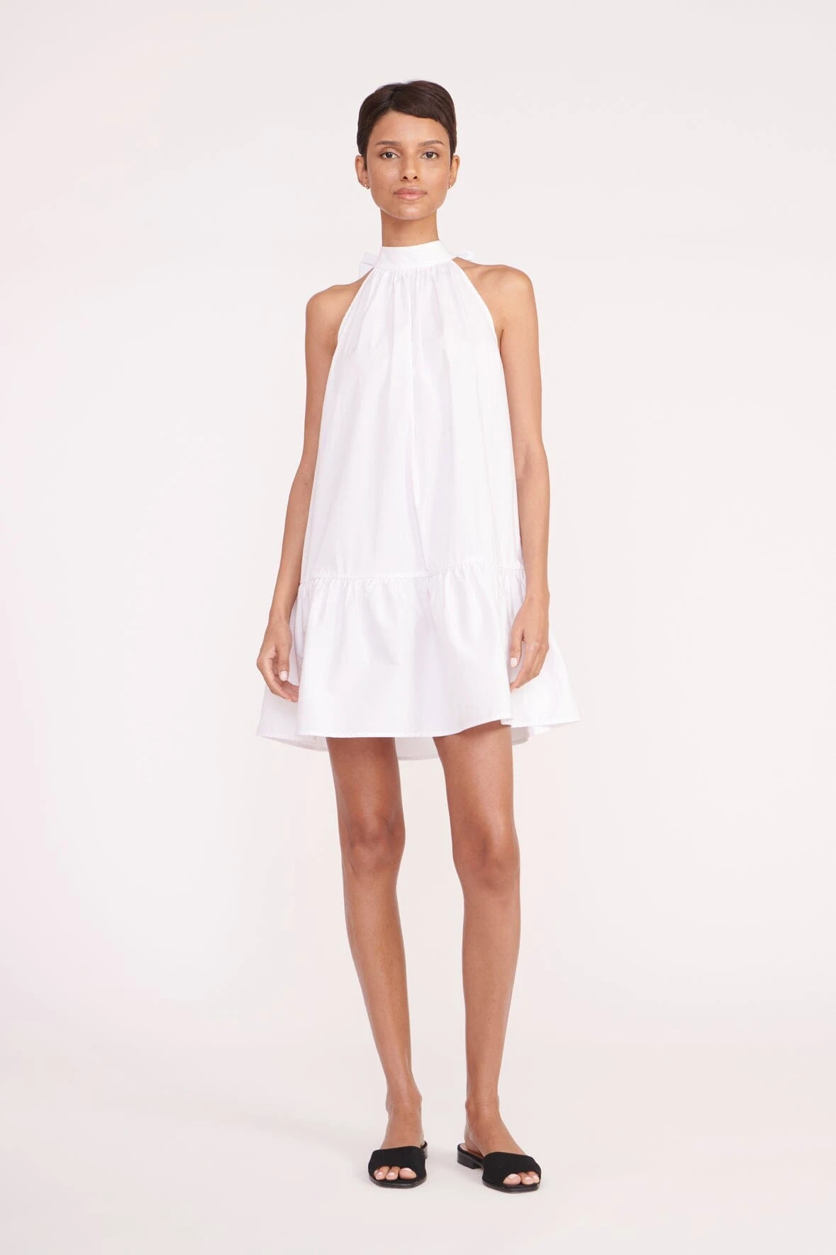 MARLOWE DRESS | WHITE MARLOWE DRESS | WHITE -Staud Store marlowe dress white 05135 web c16e51da ca2d 4a6a b846 d2810dd262dc