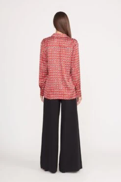 MARTHA TUNIC | RUBY GEOSCAPE -Staud Store martha tunic ruby geoscape 8 5a42f8ec 278c 4862 94b7 db4cbd13a953