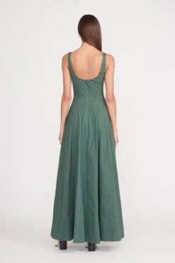 WELLS MAXI DRESS | PINE 4 WELLS MAXI DRESS | PINE -Staud Store maxi wells dress pine 4 web b791f84a 3eab 4674 92d7 adac858fc662