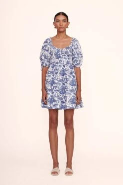 MINI FAYE DRESS | BLUE TOILE