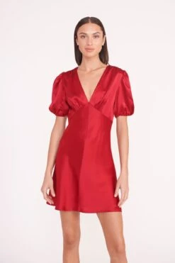 Staud Store 11 Staud Store -Staud Store mini milla dress ruby 02739 web