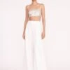 MONIQUE TOP | WHITE -Staud Store monique top white 02157 web