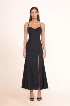 SOLANGE HEEL | BLACK -Staud Store nataly dress black 2 7e36289e 7ad5 4187 8de9 e790281a3357