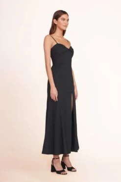 SOLANGE HEEL | BLACK -Staud Store nataly dress black 3 b4f07105 b0d7 4410 8e3e 52bf07231ead