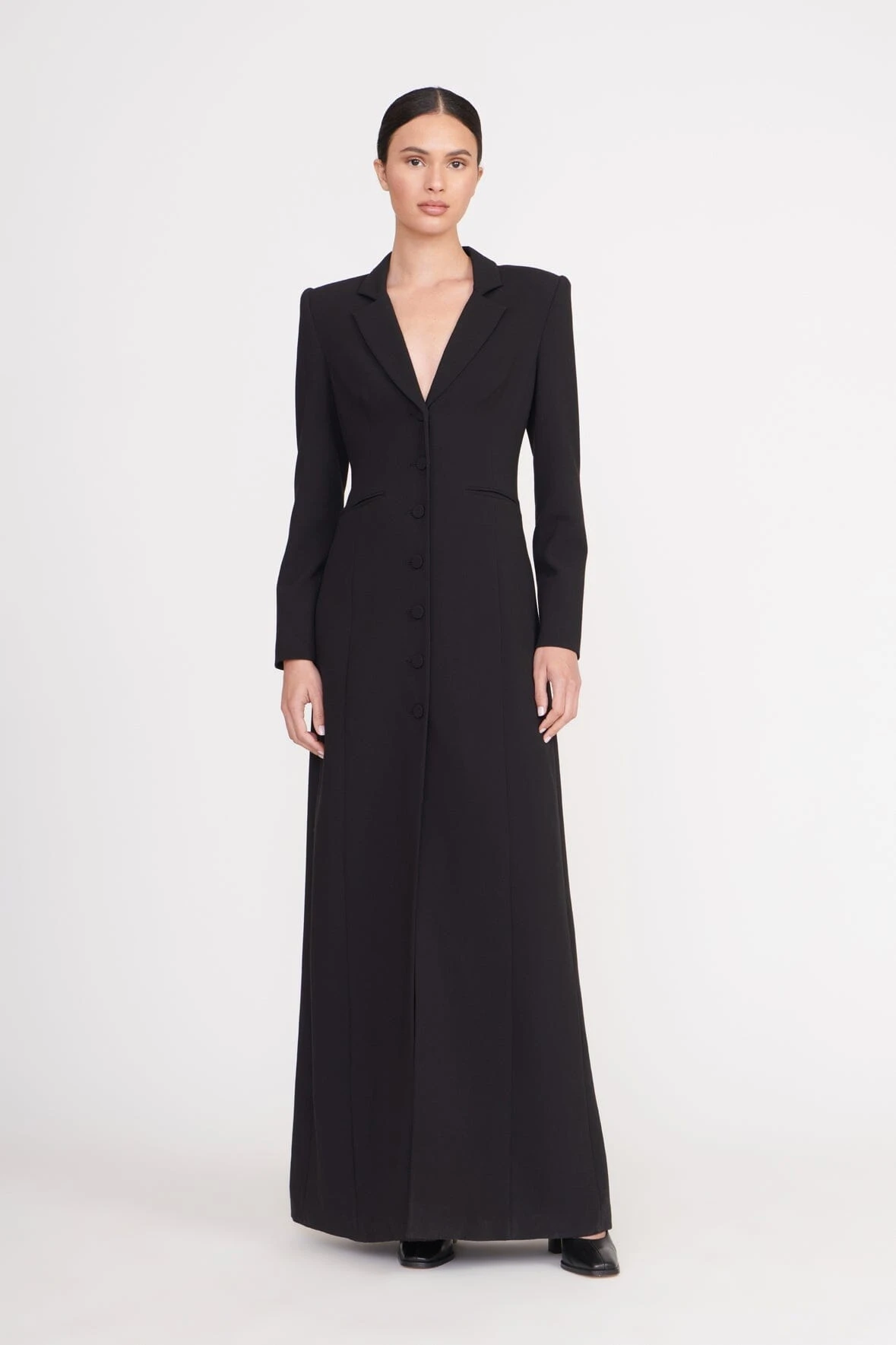 ONASSIS COAT | BLACK ONASSIS COAT | BLACK -Staud Store onassis coat black 1