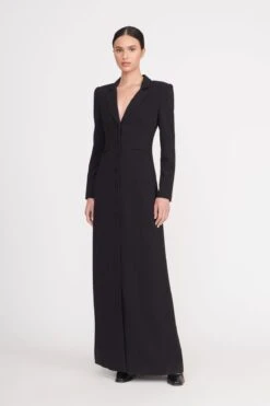 ONASSIS COAT | BLACK 6 ONASSIS COAT | BLACK -Staud Store onassis coat black 5 75452c4e 74c3 4f25 9020 216d20b27ccf