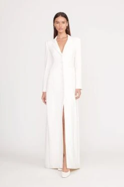 ONASSIS COAT | ECRU -Staud Store onassis coat ecru 7 e5a9a9c8 9b95 48ea 870a 1e96d4a014d4