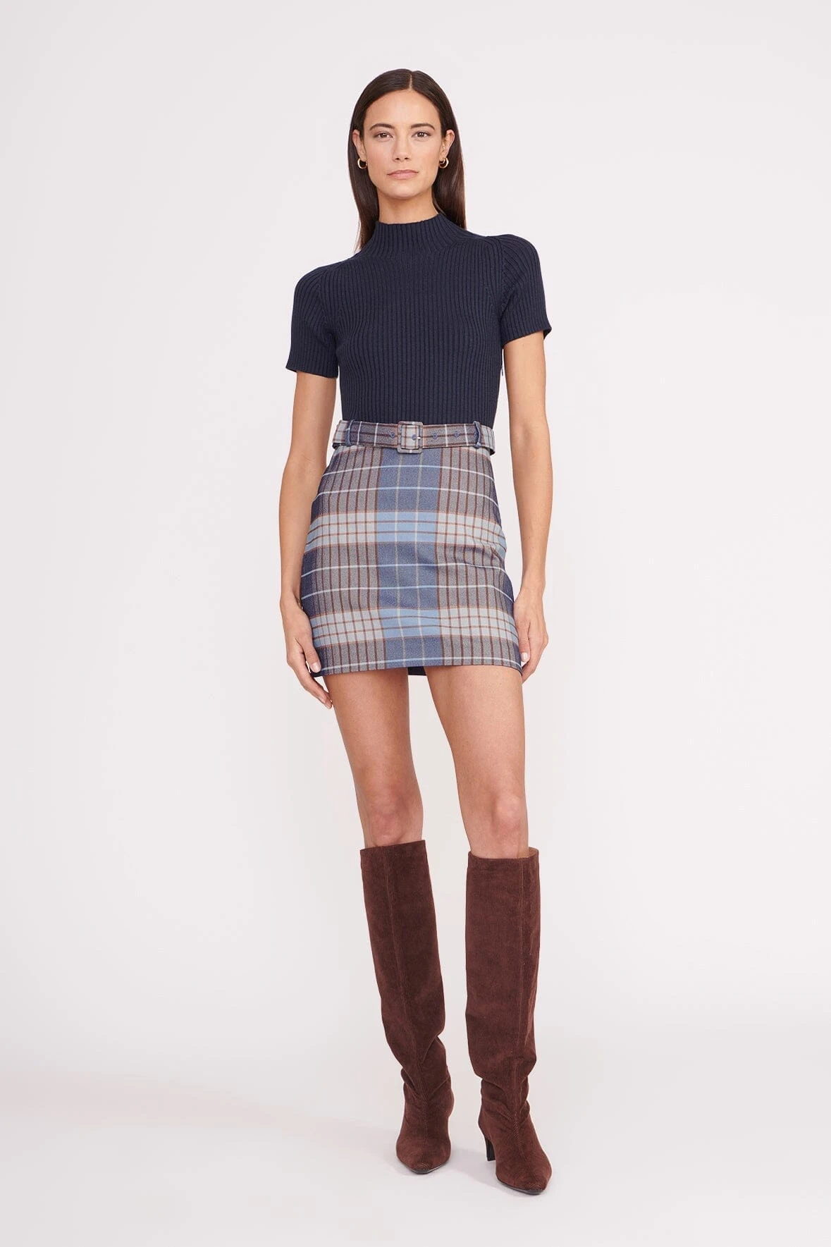 PATSY DRESS | FRENCH BLUE MEGA PLAID NAVY PATSY DRESS | FRENCH BLUE MEGA PLAID NAVY -Staud Store patsy dress french blue mega plaid navy 3 e9f828b9 bca2 433a 83c0 694e48e6d9e6