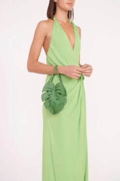 PALM BAG | LEAF -Staud Store reagan dress kiwi 02786 web