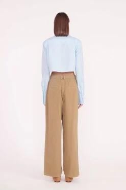 SENECA TOP | FRENCH BLUE -Staud Store seneca top french blue luisa pant rosemary 05526 web