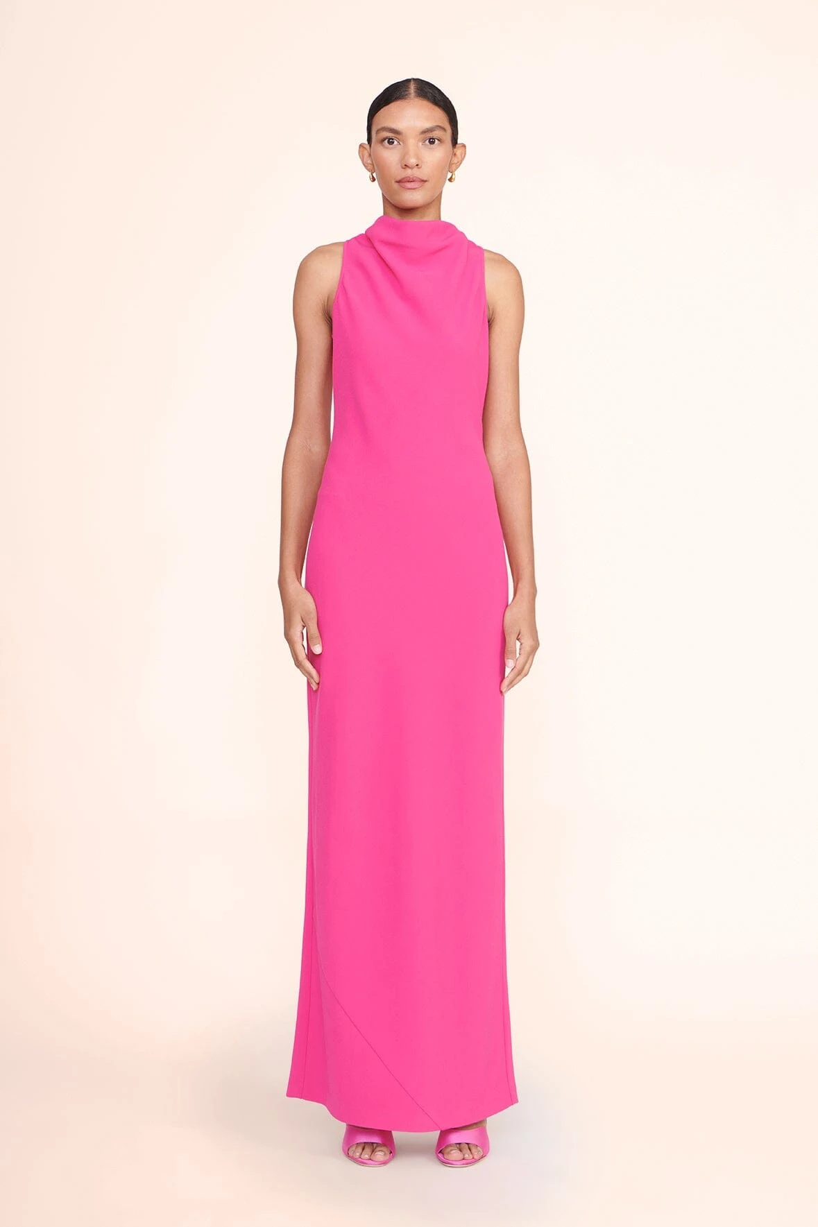 SHANNON DRESS | MAGENTA SHANNON DRESS | MAGENTA -Staud Store shannon dress magenta 01147 web