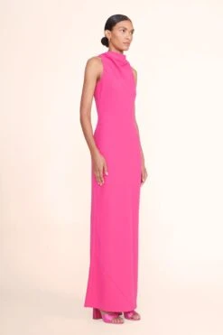 SHANNON DRESS | MAGENTA 4 SHANNON DRESS | MAGENTA -Staud Store shannon dress magenta 01151 web