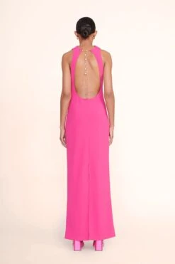 SHANNON DRESS | MAGENTA 5 SHANNON DRESS | MAGENTA -Staud Store shannon dress magenta 01156 web