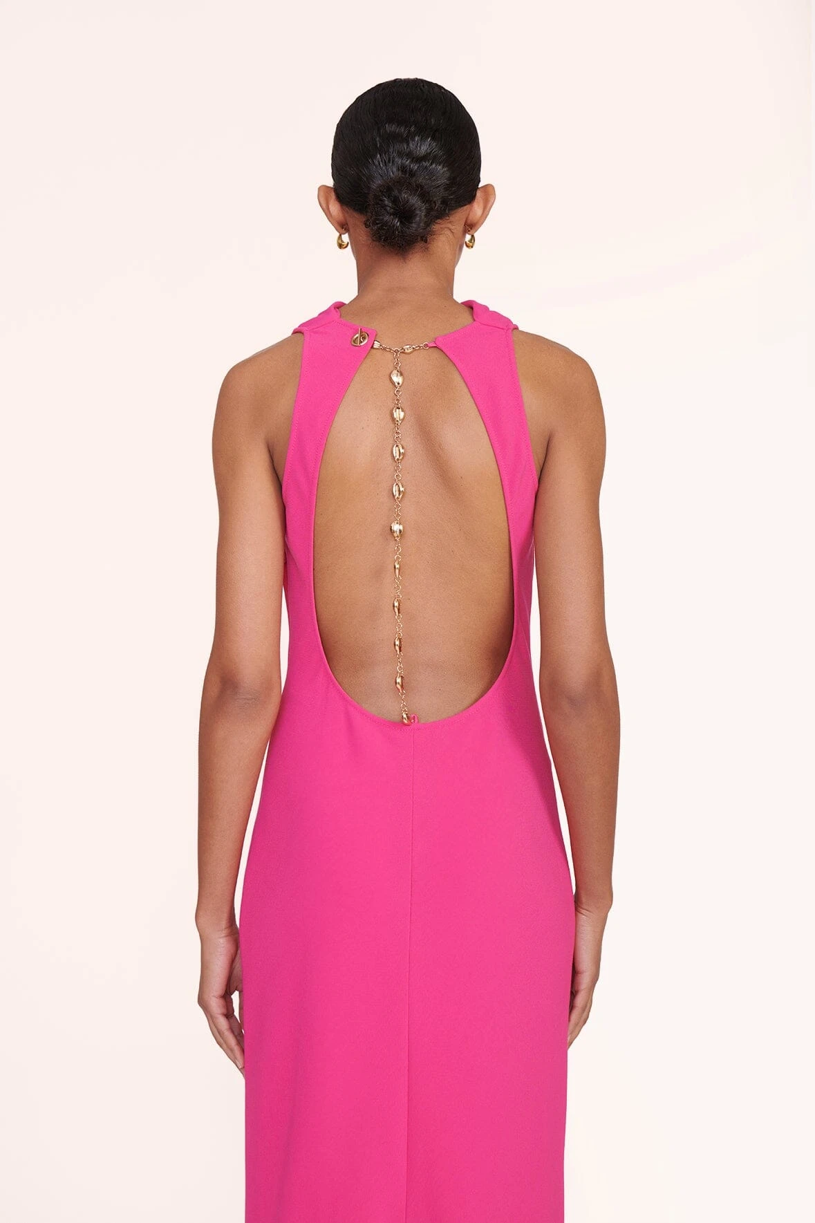 SHANNON DRESS | MAGENTA SHANNON DRESS | MAGENTA -Staud Store shannon dress magenta 01160 web