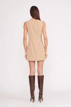 SHEILA DRESS | CAMEL 4 SHEILA DRESS | CAMEL -Staud Store sheila dress camel 6 7e695737 a557 4aad bcd3 35ffe0d0076b