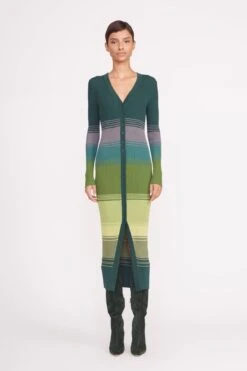 SHOKO SWEATER | PINE FOREST -Staud Store shoko sweater pine forest 5 80d9d045 7cb7 4a68 a87e d45d01064423