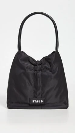 STAUD Felix Nylon Shoulder Bag -Staud Store staud308901b002 1624998409795 2 0. UX357 QL90