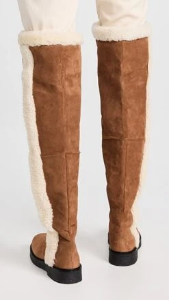 STAUD Rowan Over The Knee Shearling Boots -Staud Store staud3129210681 1670343807928 2 0. UX357 QL90