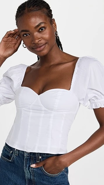 STAUD Lina Top STAUD Lina Top -Staud Store staud313071c925 1658268533462 2 0. UX357 QL90