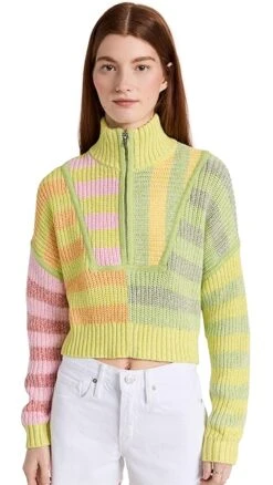 STAUD Cropped Hampton Sweater -Staud Store staud314851f6d4 1676313314084 2 0. UX357 QL90