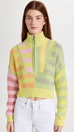 STAUD Cropped Hampton Sweater -Staud Store staud314851f6d4 1676313315016 2 0. UX357 QL90