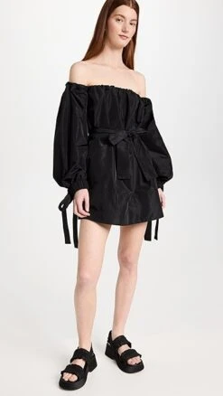 STAUD Mini Colby Dress -Staud Store staud315221071b 1676072434049 2 0. UX357 QL90