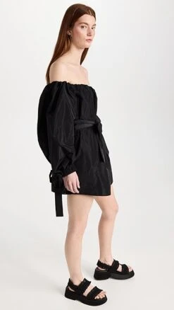 STAUD Mini Colby Dress -Staud Store staud315221071b 1676072434440 2 0. UX357 QL90