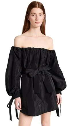 STAUD Mini Colby Dress -Staud Store staud315221071b 1676072435141 2 0. UX357 QL90