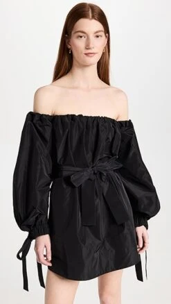 STAUD Mini Colby Dress -Staud Store staud315221071b 1676072435192 2 0. UX357 QL90