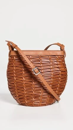 STAUD Anouk Woven Crossbody Bag