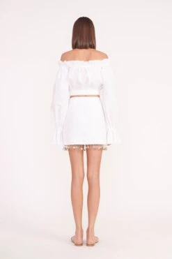 TRISTAN TOP | WHITE -Staud Store tristan top white 01764 web