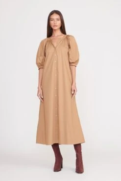 VINCENT DRESS | CAMEL