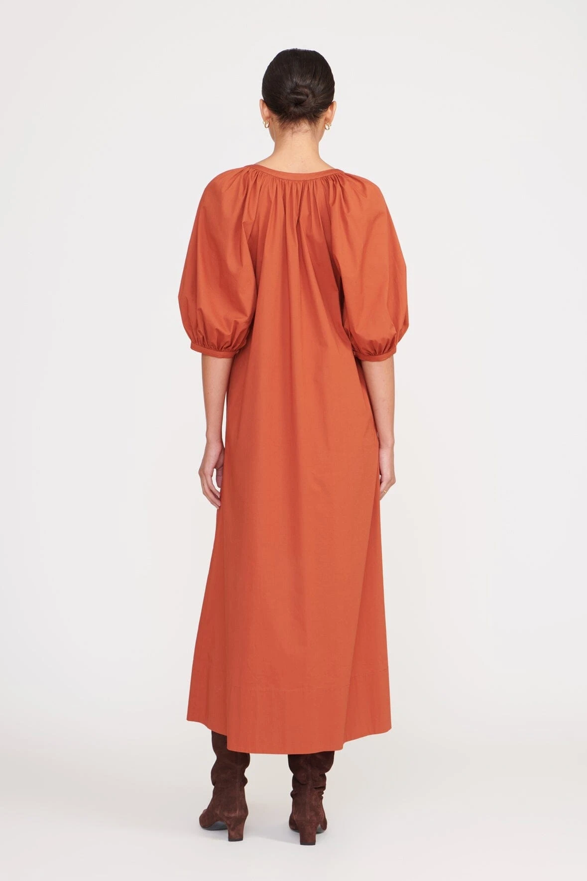 VINCENT DRESS | SPICE VINCENT DRESS | SPICE -Staud Store vincent dress spice 4 790793ba 64d3 40c9 b702 14f5f8f8125f